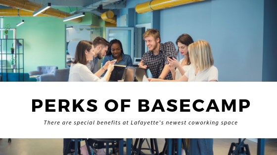 Hey Lafayette! Coworking at Basecamp has some Special Benefits